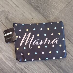 Sassy + Chic Black Polka Dot Cosmetic Bag